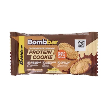 Bombbar Glazed Protein Sweet Cookie with Cream Glaze 25g