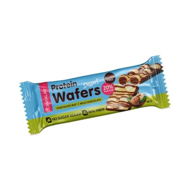 Chikalab Glazed Wafer with Chocolate &amp; Nut Dessert 40g