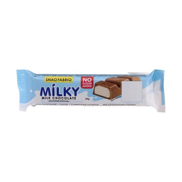 Snaq Fabriq Milk Chocolate Cream Filled Bar 34g