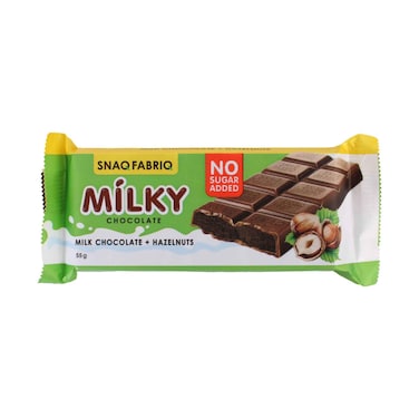 Snaq Fabriq Milk Chocolate Nut Butter Bar 55g