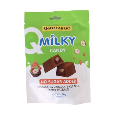 Snaq Fabriq Q Milky Candy No Sugar Added Chocolate 130g