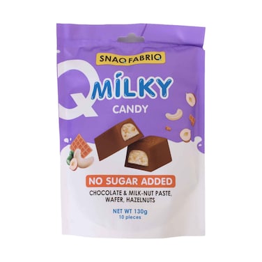 Snaq Fabriq Q Milky Candy No Sugar Added 130g