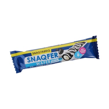 Snaq Fabriq Snaqfer Cream &amp; Cookie Wafer 20g