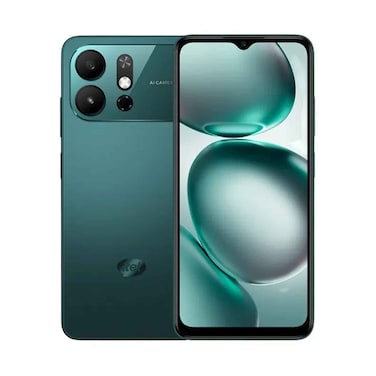 Itel A100Cs mobile phone 3GB RAM 128GB Storage Lake green