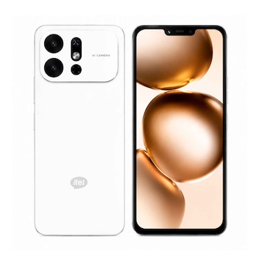 Itel A100Cs mobile phone 3GB RAM 128GB Storage Cloud white