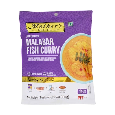 Mother's Recipe Ready To Cook Malabari Fish Curry Spice Mix 100g