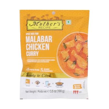 Mother's Recipe Ready To Cook Malabar Chicken Curry Spice Mix 100g