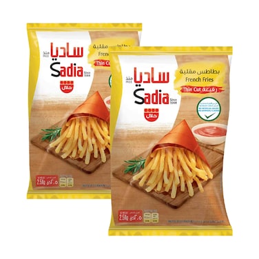 بطاطس ساديا الرقيقة المقطعة، ٢٫٥ كجم × ٢