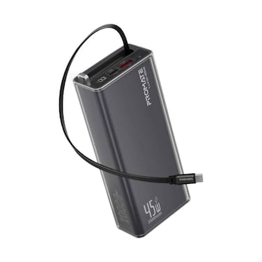 Promate Portable Battery Lucid-45W 2000Mah Black