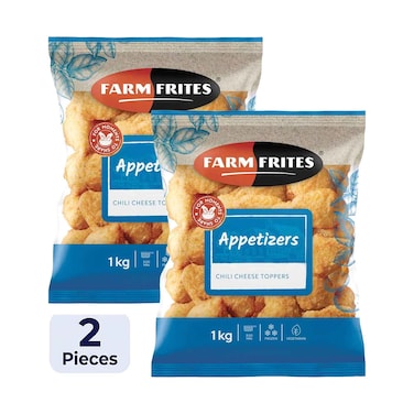 Farm Frites Chili Cheese Toppers 1Kgx2 Pieces