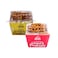 Smart Gourmet Zaatar Hummus &amp; Pretzels 140g &amp; Roasted Red Pepper Hummus &amp; Pretzels 140g