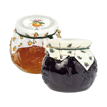 Darbo Jam Orange 640g &amp; Jam Blueberry 640g