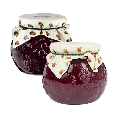 Darbo Jam Wild Berries 640g &amp; Jam Raspberry 640g