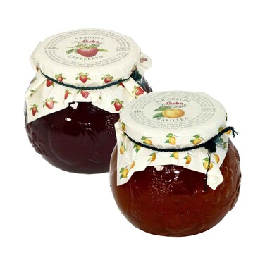 Darbo Strawberry Fruit Spread 640g &amp; Jam Apricot 640g
