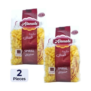 Al Anabi Pasta Spiral 400gx2 Pieces