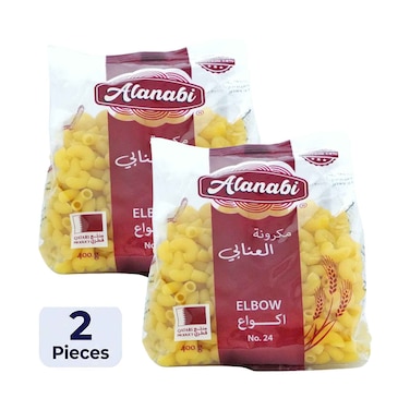 Al Anabi Small Elbow Pasta 400gx2 Pieces
