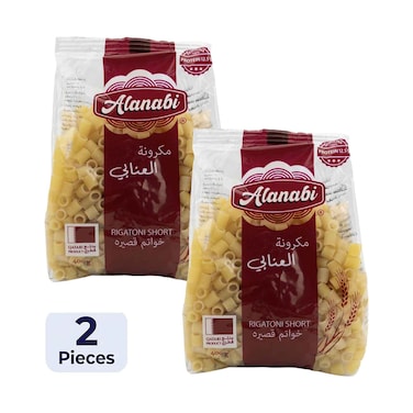 Al Anabi Pasta Rigatoni Small 400gx2 Pieces