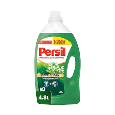 Persil Power Gel White Flower Laundry Detergent 4.8L
