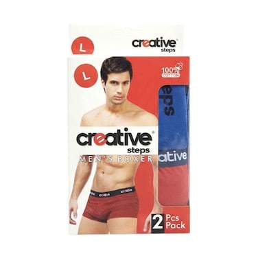 Creative Men's Boxer 2 Pieces Set - L