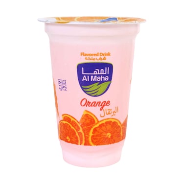 Al Maha Orange Flavoured Milk Drink 180ml