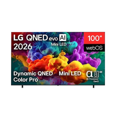 LG QNED Evo AI Mini LED 100&nbsp;Inch 4K Smart TV 100QNED85B8