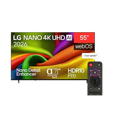 LG NANO 4K UHD AI Smart TV 55 Inch 55NU840B6LA