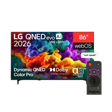 LG QNED Evo AI 86&nbsp;Inch 86QNED85B6T Mini LED 4K Smart TV