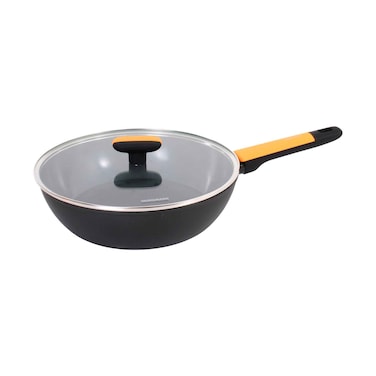 Fackelmann Soft Collection Non Stick Deep Fry Pan With Lid 28cm