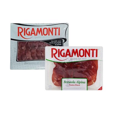 Regamonti Bresaola Black Angus 90g &amp; Bresaola Slice 80g