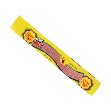 Chupa Chups Sour Belt Soft &amp; Chewy Candy Cola Flavor 10g