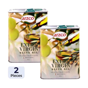 Arzco Olive Oil Extra Virgin 3Lx2 Pieces