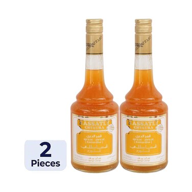Kassatly Chtaura Apricot/Kamardine Syrup 600mlx2 Pieces