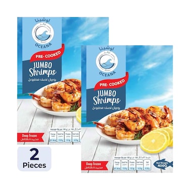 Oceana Jumbo Shrimps 400gx2 Pieces