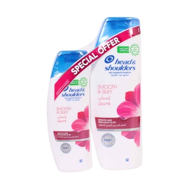 Head &amp; Shoulders Smooth &amp; Silky Shampoo Special Offer Pack 350+190
