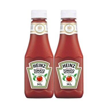 Heinz Tomato Ketchup Squeeze Bottle 342gx2