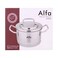Alfa Premium Tencere Stainless Steel Casserole 18cmx10cm 2.5L