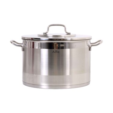 Alfa Premium Tencere Stainless Steel Casserole 18cmx10cm 2.5L