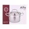 Alfa Premium Tencere Stainless Steel Casserole 22cmx12cm 4.6L