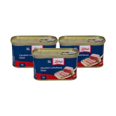 Libby's Chicken Luncheon Meat Multipack 3 x 200g