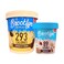 The Brooklyn Creamery Ice Cream Cup, Cookies N Cream 293 Calories 450ml &amp; Chocoholic 89 Calories 125ml