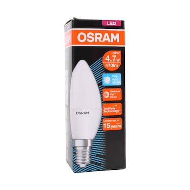 أوسرام لمبة LED 4.7 واط 865 E14