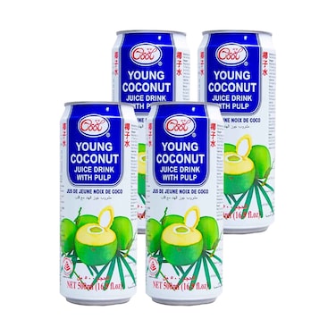 Ice Cool Young Coconut Juice 500mlx4 