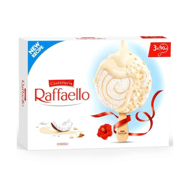 Raffaello Original Ice Cream Multipack 3 Pieces 190.5g