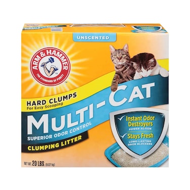 Arm &amp; Hammer Super Scoop Unscented Clumping Cat Litter 9kg