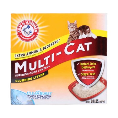 Arm &amp; Hammer Multi-Cat Clumping Cat Litter 9kg