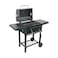 Bbq Trolley Charcoal Grill With Double Side Tables