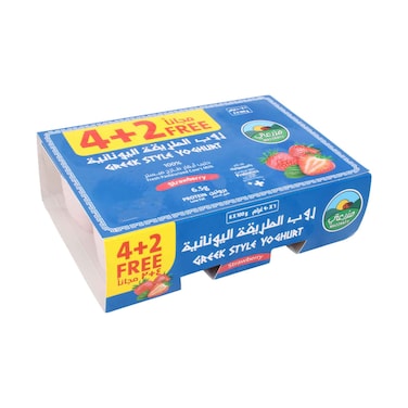 Mazzraty Greek Style Strawberry Yogurt 100g x 6 Pack