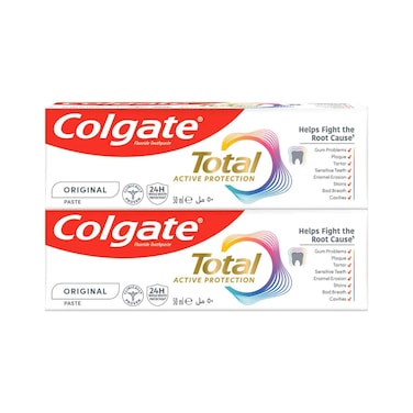 Colgate Total Clean Mint Toothpaste 50ml x 2
