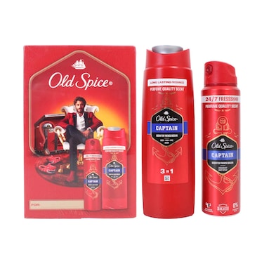 Old Spice Gift Set Body Spray 150ml + Shower Gel 250ml