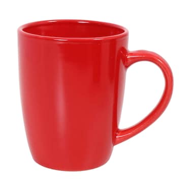 RYB Colour Glazed Belly Mug Red 11oz